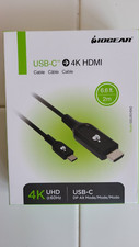 USB-C to 4K HDMI Cable , IOGEAR , SEALED in Box , model G2LU3CHD02 picture