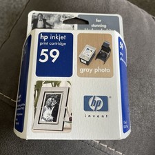 Genuine HP 59 (C9359AN) Gray Ink Cartridge NEW IN BOX picture