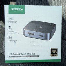 UGREEN USB-C+ HDMI Switch 4K@60Hz 2in1 out HDMI Splitter picture