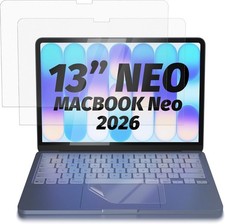 Screen Protector Compatible for MacBook Neo 13-inch, 2 Pack Matte Tempered Glass picture