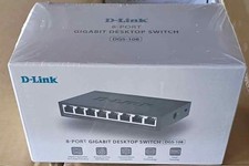 3-DAY SALE ONLY Ends WED- D-LINK, 8-Port Gigabit Desktop Switch DGS-108 Sealed picture