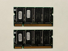 TOSHIBA 512MB 2x256MB THLD25N21B75 PC2100S-2533-0-A GENUINE JAPAN MADE picture