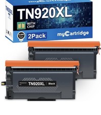 2 Pack My Cartridge TN920XL For Brother Black Toner Printer Cartridge w/ Chips picture
