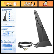 WiFi 7 Magnetic Base Antenna for Tri-Band 2.4/5/6GHz PC Motherboards picture