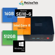 Beelink SEi10-G Mini PC Intel i5-1035G7 16GB RAM 512GB NVMe Wi-Fi+BT Win 11 Pro picture