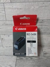 Canon Original BCI 3eBK Black Ink Tank Cartridge New Unopened Box  picture