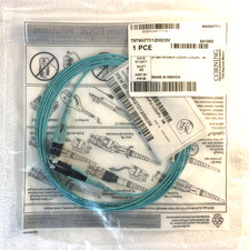 NEW CORNING 3M 9ft LC-LC MM 10Gb OM3 Aqua Fiber Cable for 10G SFP Fast Shipping picture