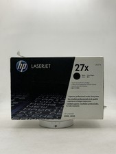 Genuine HP 27X Black Toner Cartridge C4127X Original Brand New Sealed Box Wear picture