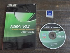 Vintage Asus M2A-VM Motherboard Manual and CD/DVD Drivers & Utilities  picture