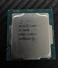 Intel Core i5-10600 CPU Processor 3.3GHz (Turbo 4.8GHz) 6-Core 12M LGA1200 SRH37 picture