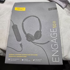 Jabra Engage 50 II - (50 II Link) USB-A UC Stereo Wired Headset - New Sealed picture