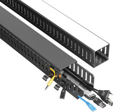 2 Pack Cable Management, 31In X-Large PVC under Desk Cable Management picture