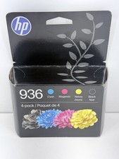 New HP 936 6C3Z5LN Black, Yellow, Cyan and Magenta Ink Cartridge 4-Pack picture