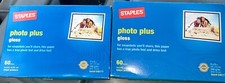 Two Staples Photo Plus Paper Gloss Ink Jet Compatible 4