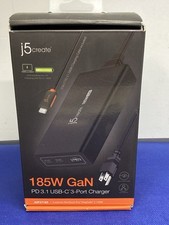 Multi -port Charger - 185W GaN PD 3.1 USB-C 3-Port Charging Dock (J5 Create) picture