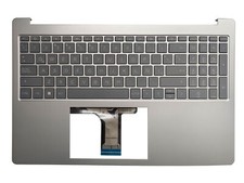 Spanish Latin Keyboard for HP 15-FC0047NR 15-FC0010NR 15-FC0007CA Palmrest Cover picture