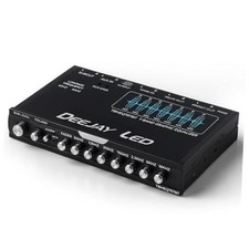 DEEJAY LED Single Din Car Equalizer, Wireless Bluetooth 7 Band Equalizer for picture