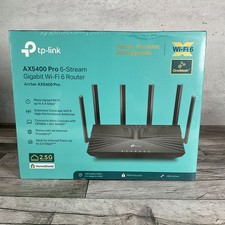 TP-Link - Archer AX5400 Pro Dual-Band Wi-Fi 6 Router - Black - New Open Box picture