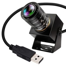 ELP 5MP USB Webcam High Speed Global Shutter Golf Swing Camera w/ 3.6-10mm Lens picture