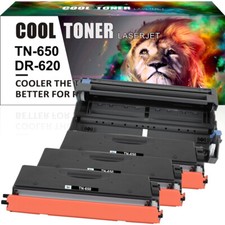 3PK TN650 Black Toner+1PK DR620 Drum Unit for Brother HL-5350DNLT MFC-8480DN picture