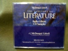 McDougal Littell The Language of Literature Audio Library CD Sampler Grade 10 picture