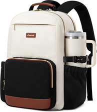 Laptop Backpack for Women with Pouch Pocket for Large Capacity Cup,15.6 Inch Lap picture
