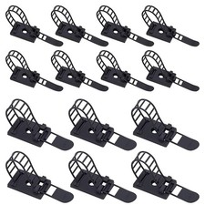 50Pcs Adjustable Self-Adhesive Nylon Cable Straps - Wire Management Ties, 2 Size picture