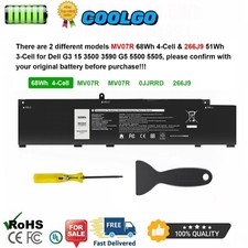✅MV07R MVO7R 68Wh Battery for Dell G3 15 3500 3590 G5 5500 5505 SE JJRRD W5W19 picture