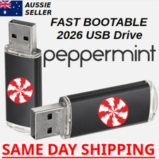 Peppermint OS Linux Latest Version Australian Shipping Bootable USB Flash Drive picture