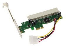 PCI 32 Bit To PCIe 1X Adapter Converter - ASMEDIA ASM1083 CHIPSET picture