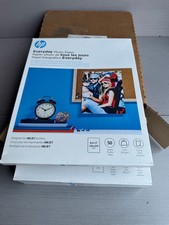 HP Everyday Photo Paper 8.5x11 Glossy Inkjet 5 Packs of 50 Sheets 200 g/m2 53lb picture