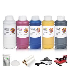  5 colors 1000ML White DTF INK for Epson I3200 L1800 L800 L805 dtf printer picture