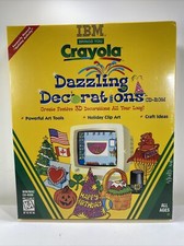 IBM's Crayola: Dazzling Creations for (Win/Mac CD-ROM) Brand New picture