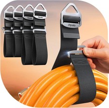 4 Pack Heavy Duty Extension Cord Holder Organizer Cable Straps For Garage Sto... picture
