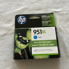 New Genuine HP 951 XL Cyan Ink Cartridge OfficeJet Pro Expired 09/2023 picture