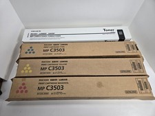 NEW Genuine Ricoh MP C3503 Toner Cartridge Full Set 841813,841814,841815,841816  picture