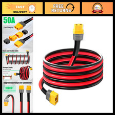 XT60 Extension Cable 12FT 10AWG Male Female Connectors for Power Station Batteri picture