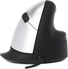 R-Go He Large Right-Handed Wired Vertical Ergonomic Mouse Black/Silver picture