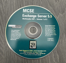 MCSE Exchange Server 5.5 LearnKey Multimedia CBT CD-ROM Vol 1 of 5 Microsoft picture