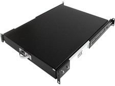 StarTech.com SLIDESHELFD 22in Black Deep Sliding Server Rack Cabinet Shelf picture