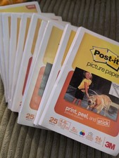 10 Pack Post-it Picture Paper 4x6 Inches Matte Finish Stickers 250 Sheets Total picture