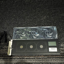 upHere 3-Fan 360mm unit ARGB PWM 4-Pin Case Fans Black Hydraulic 1800RPM picture