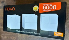 Tenda Nova Mesh WiFi MW6 - Ideal for 4-6 Bedroom Homes 3 Pack (6,000 Sq.ft) picture