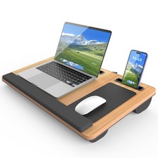 Laptop Lap Desk, Portable Large Laptop Desk for Bed, Up to 17 in Lap Table wi... picture