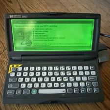 Hewlett Packard HP 320LX Handheld Palmtop PC Computer Box Backlit  Docking Cradl picture