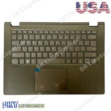 Genuine Lenovo Flex 6-14IKB 6-14ARR Palmrest US Keyboard bezel backlit No FPR picture