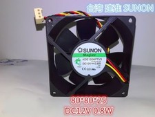 For 1pc SUNON 8025 KDE1208PTV3 fan DC12V 0.8W 3pin picture