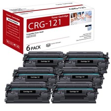 CRG121 6PK Compatible With Canon 121 Black Toner 3252C001 ImageClass D1650 D1620 picture
