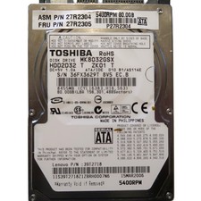 Toshiba MK8032GSX HDD2D32 T ZK01 T 010 B1/AS114E 39T2718 2.5