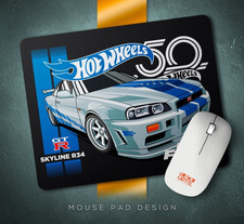 MOUSE PAD GAMING HOTWHEELS CAR DESIGN-(Non-slip rubber base)-  picture